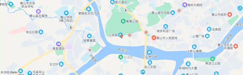 黄山二马路_公交站地图_黄山公交_妙搜公交查询2025