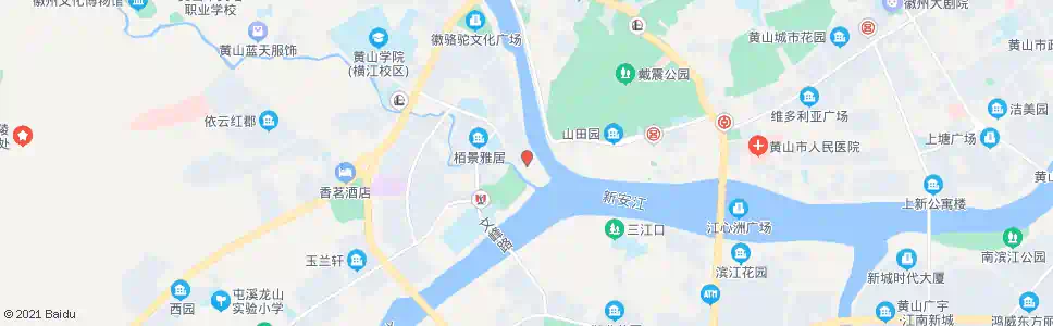 黄山西镇街_公交站地图_黄山公交_妙搜公交查询2025