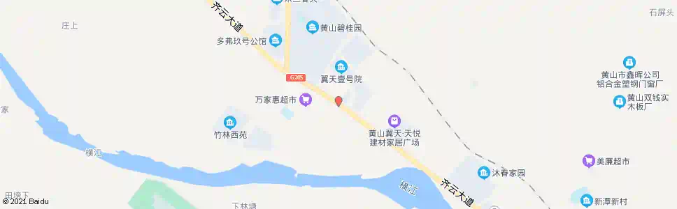 黄山东湖桥_公交站地图_黄山公交_妙搜公交查询2025