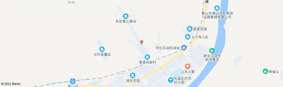 黄山泉源坞安置区_公交站地图_黄山公交_妙搜公交查询2025