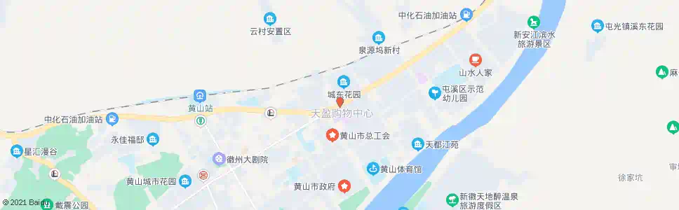 黄山屯光转盘_公交站地图_黄山公交_妙搜公交查询2025