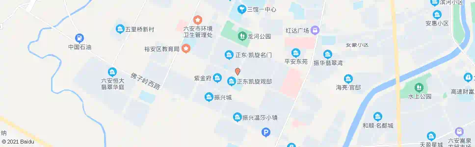 六安三里岗小学_公交站地图_六安公交_妙搜公交查询2025
