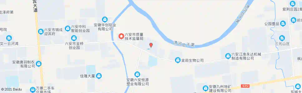 六安海洋羽毛公司_公交站地图_六安公交_妙搜公交查询2025