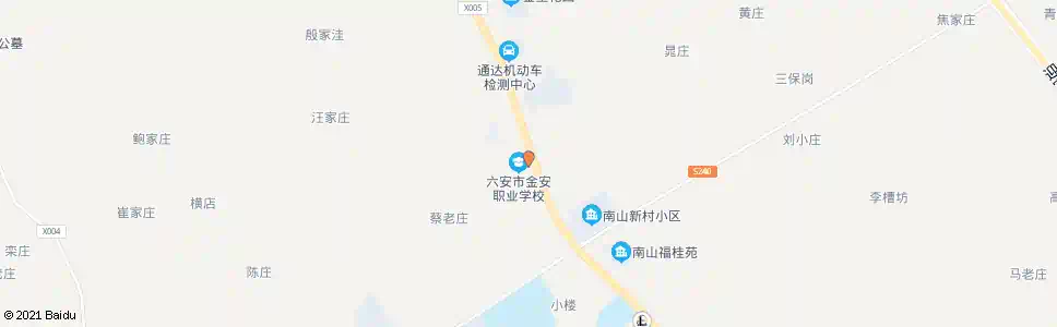 六安南山学校_公交站地图_六安公交_妙搜公交查询2025
