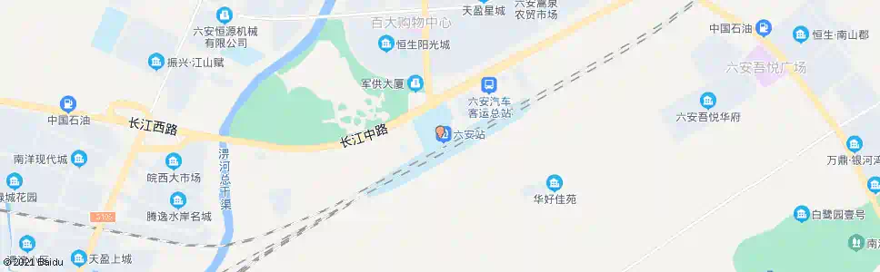 六安交警大队_公交站地图_六安公交_妙搜公交查询2025