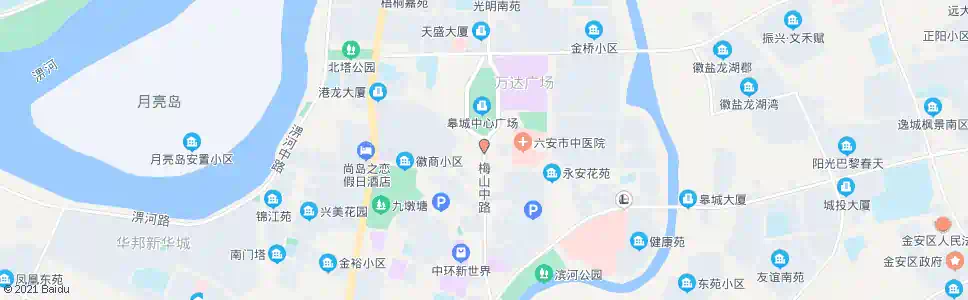 六安皋城广场_公交站地图_六安公交_妙搜公交查询2025