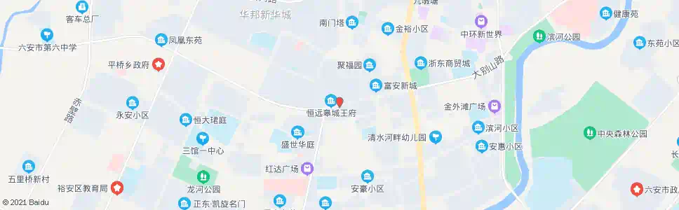 六安南门口_公交站地图_六安公交_妙搜公交查询2025