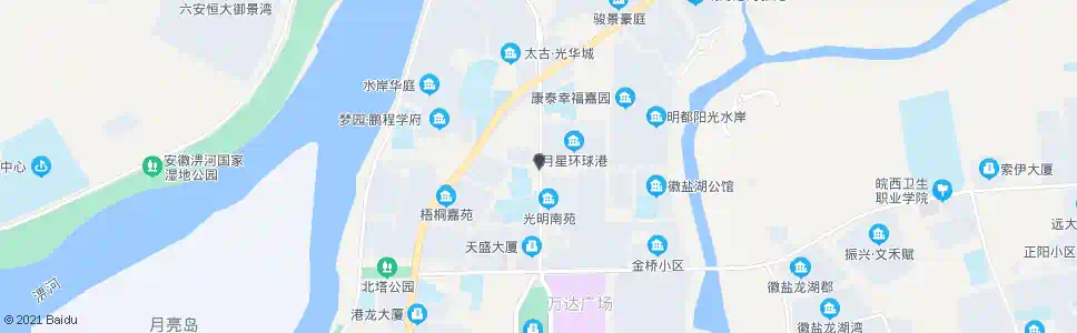 六安光明东路_公交站地图_六安公交_妙搜公交查询2025