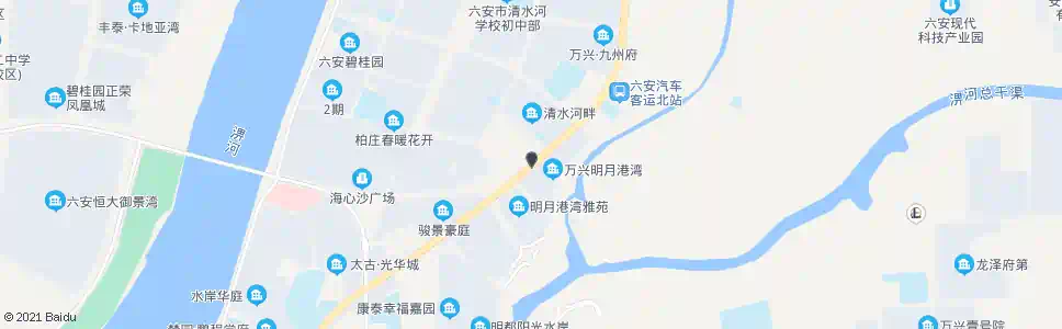 六安清水河街道_公交站地图_六安公交_妙搜公交查询2025
