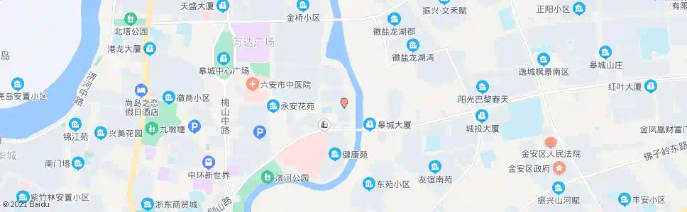 六安银河农贸市场_公交站地图_六安公交_妙搜公交查询2025