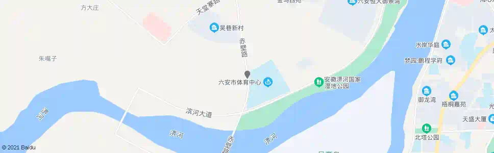 六安市体育中心(长安南路)_公交站地图_六安公交_妙搜公交查询2025