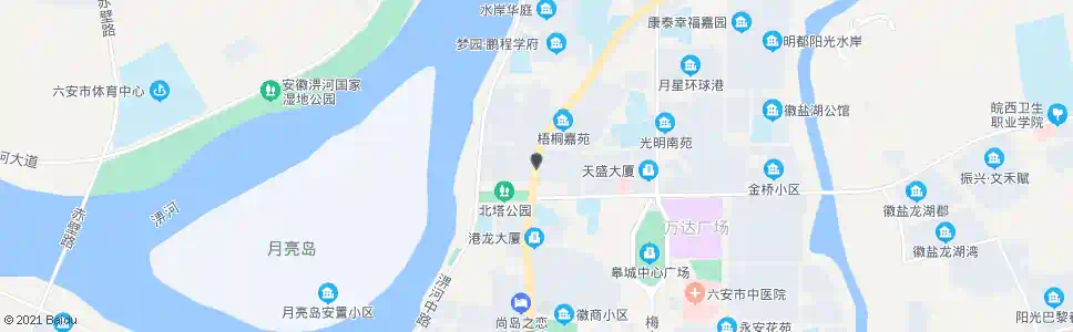 六安北塔公园_公交站地图_六安公交_妙搜公交查询2025