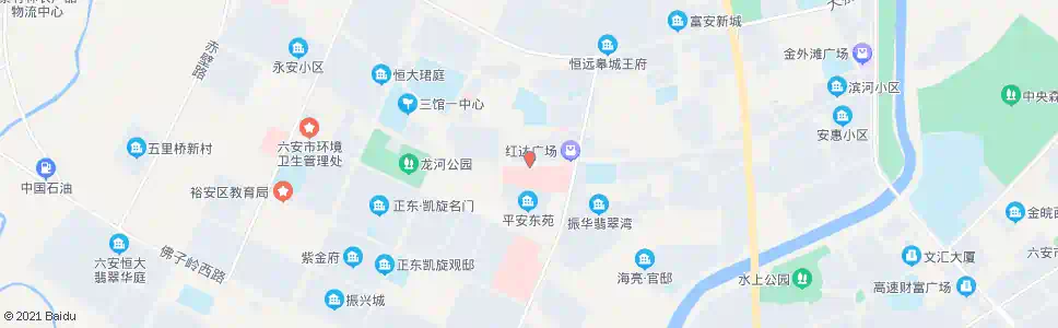 六安市第二人民医院_公交站地图_六安公交_妙搜公交查询2025
