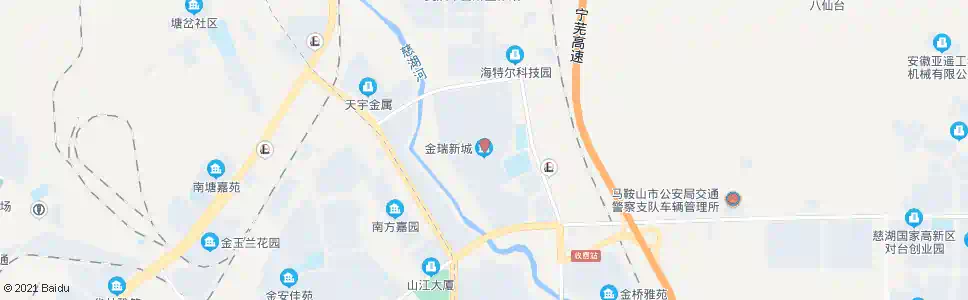 马鞍山金瑞新城_公交站地图_马鞍山公交_妙搜公交查询2025