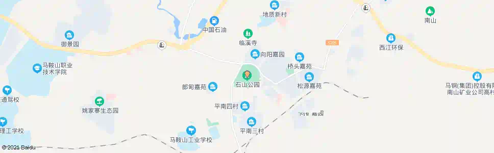 马鞍山石山公园_公交站地图_马鞍山公交_妙搜公交查询2025