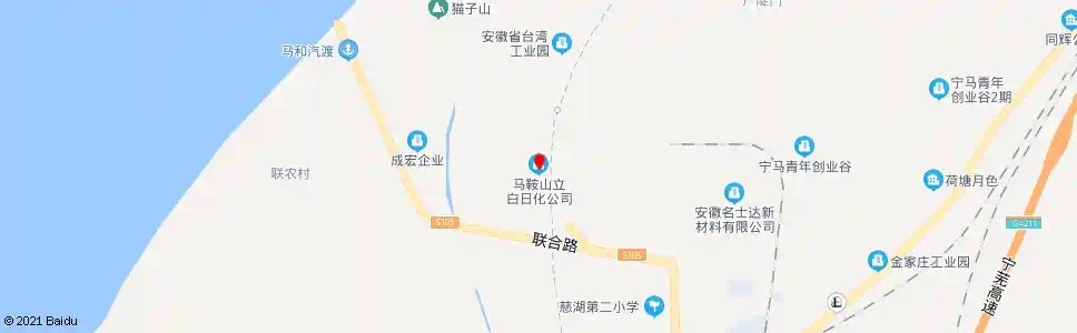 马鞍山立白公司_公交站地图_马鞍山公交_妙搜公交查询2025