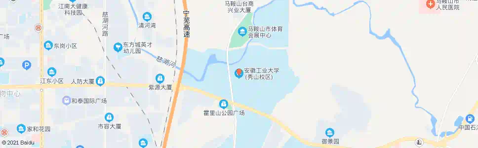 马鞍山安工大东校区_公交站地图_马鞍山公交_妙搜公交查询2025