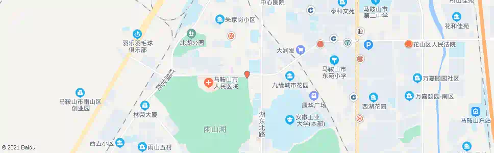 马鞍山市职教中心(中医院)_公交站地图_马鞍山公交_妙搜公交查询2025