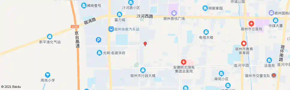 宿州美芦花园_公交站地图_宿州公交_妙搜公交查询2025