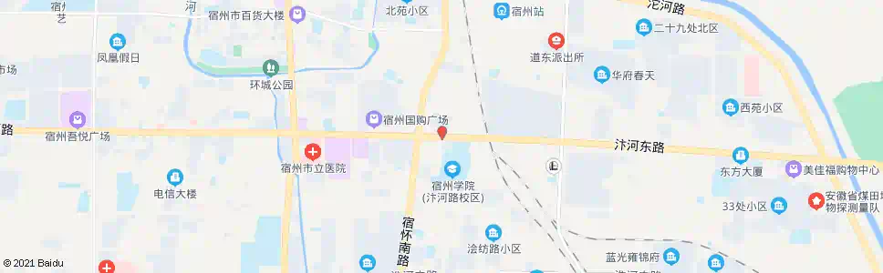 宿州宿州学院西区_公交站地图_宿州公交_妙搜公交查询2025