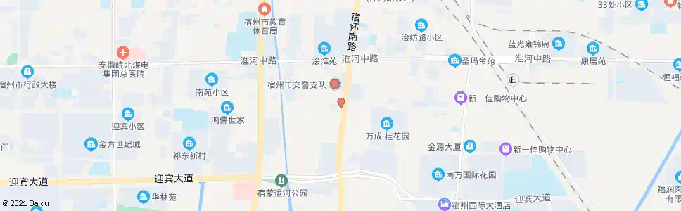 宿州肉厂宿舍_公交站地图_宿州公交_妙搜公交查询2025