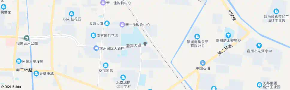 宿州宿州二中_公交站地图_宿州公交_妙搜公交查询2025