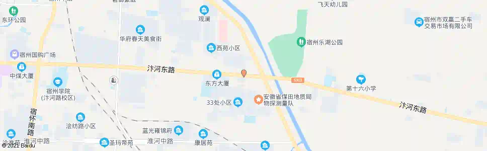 宿州三十三处_公交站地图_宿州公交_妙搜公交查询2025