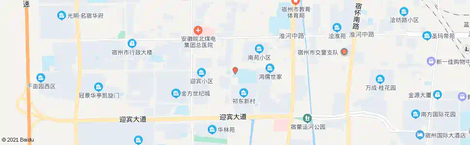 宿州九中_公交站地图_宿州公交_妙搜公交查询2025