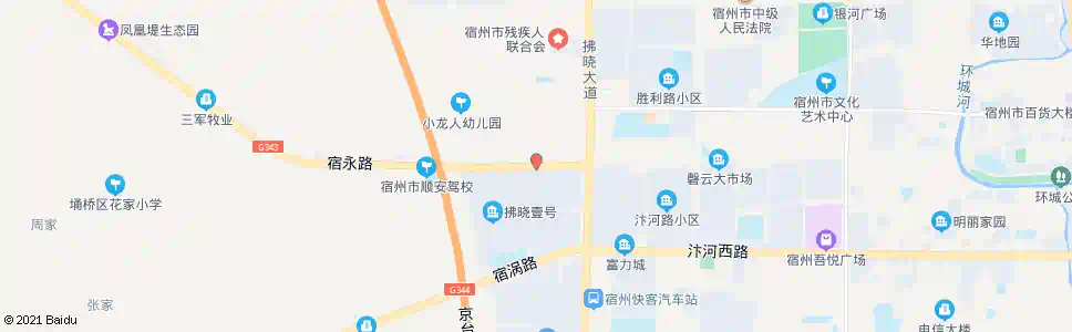 宿州百通公司_公交站地图_宿州公交_妙搜公交查询2025