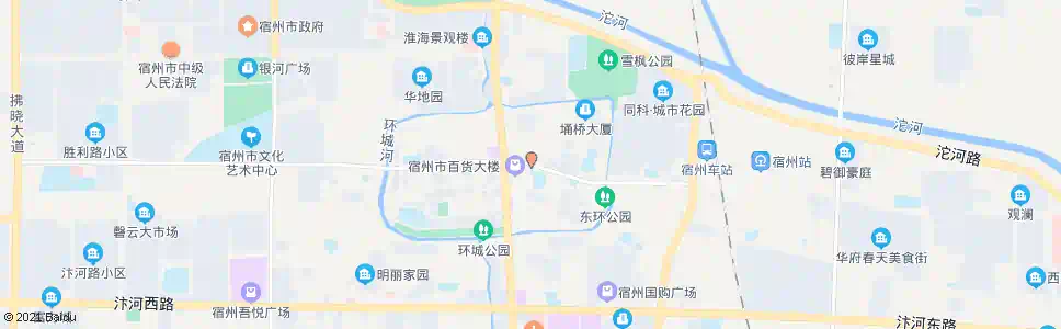 宿州一小_公交站地图_宿州公交_妙搜公交查询2025