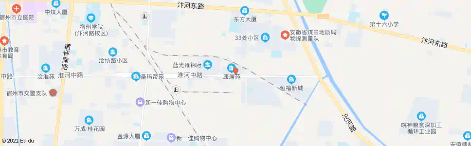 宿州东方面粉厂_公交站地图_宿州公交_妙搜公交查询2025