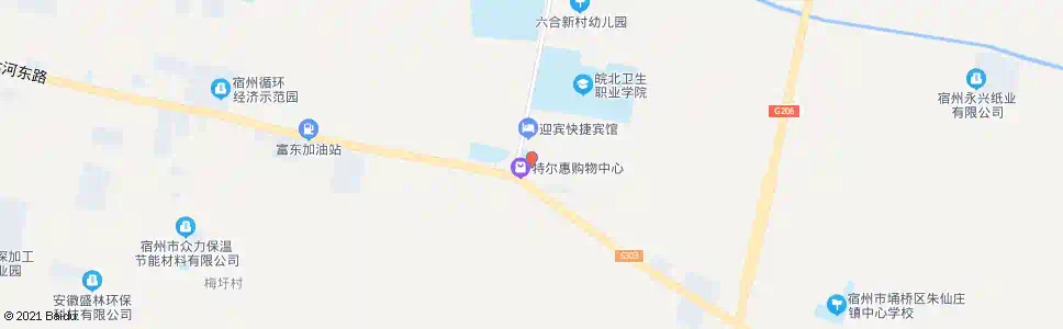 宿州东二铺_公交站地图_宿州公交_妙搜公交查询2025