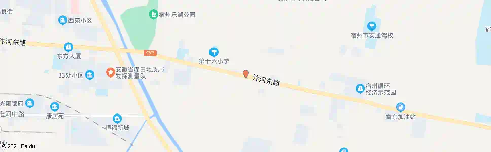 宿州东十里_公交站地图_宿州公交_妙搜公交查询2025