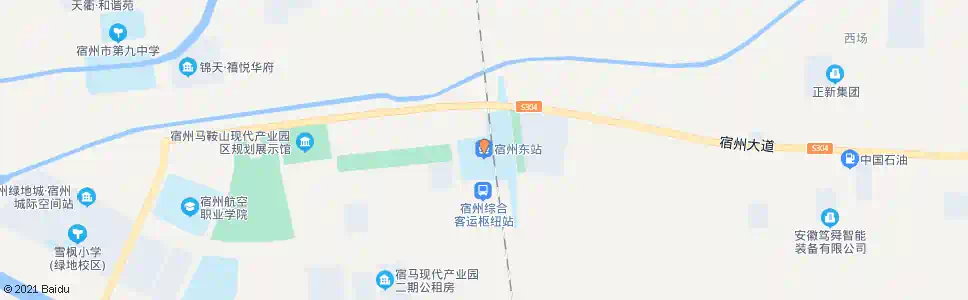 宿州汽车东站_公交站地图_宿州公交_妙搜公交查询2025