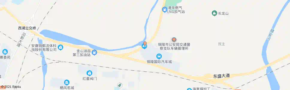 铜陵车管所_公交站地图_铜陵公交_妙搜公交查询2025