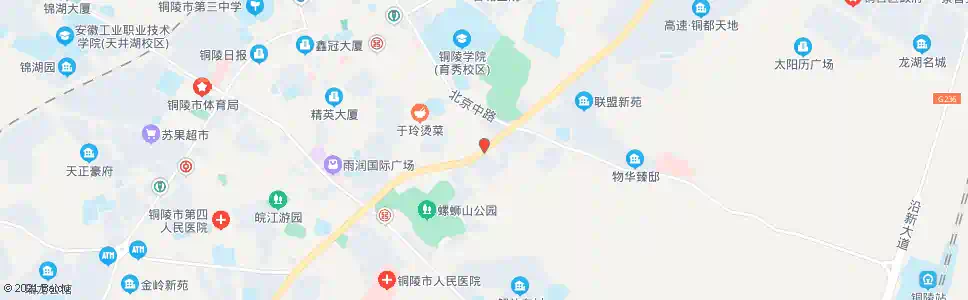铜陵东郊_公交站地图_铜陵公交_妙搜公交查询2025