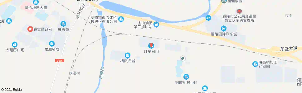 铜陵红星水暖_公交站地图_铜陵公交_妙搜公交查询2025