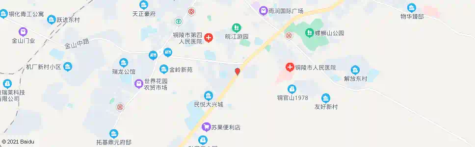 铜陵有色地质队_公交站地图_铜陵公交_妙搜公交查询2025