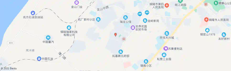 铜陵金苑小区_公交站地图_铜陵公交_妙搜公交查询2025