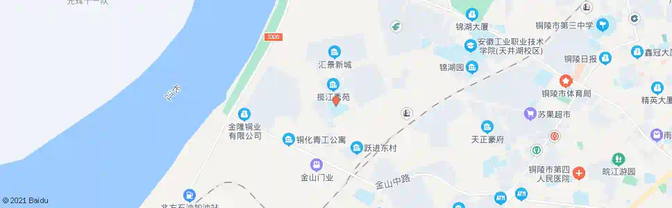 铜陵金山路小学_公交站地图_铜陵公交_妙搜公交查询2025