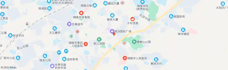 铜陵中医院_公交站地图_铜陵公交_妙搜公交查询2025