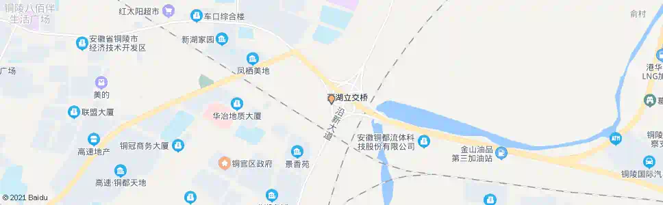 铜陵西湖立交_公交站地图_铜陵公交_妙搜公交查询2025