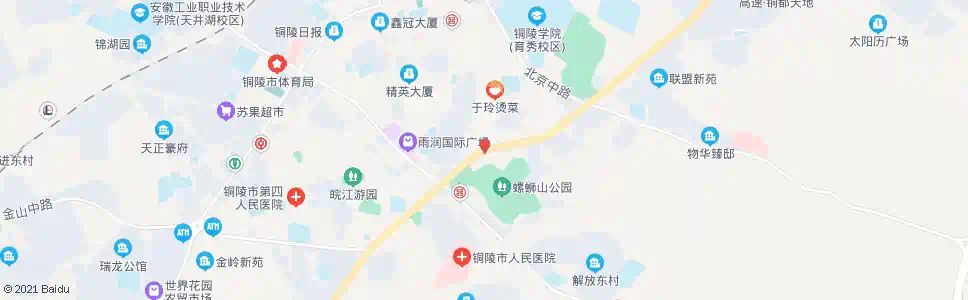 铜陵螺蛳山广场_公交站地图_铜陵公交_妙搜公交查询2025
