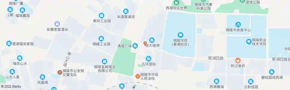 铜陵恒大绿洲_公交站地图_铜陵公交_妙搜公交查询2025