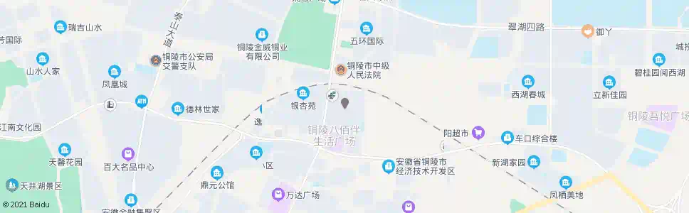 铜陵柏庄春暖花开(万台翡翠城)_公交站地图_铜陵公交_妙搜公交查询2025