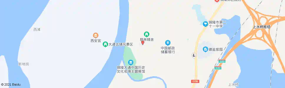 铜陵大通镇政府_公交站地图_铜陵公交_妙搜公交查询2025