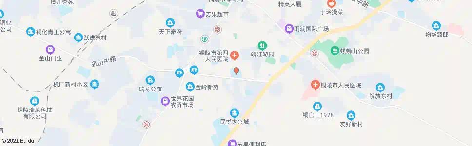 铜陵第二中学_公交站地图_铜陵公交_妙搜公交查询2025