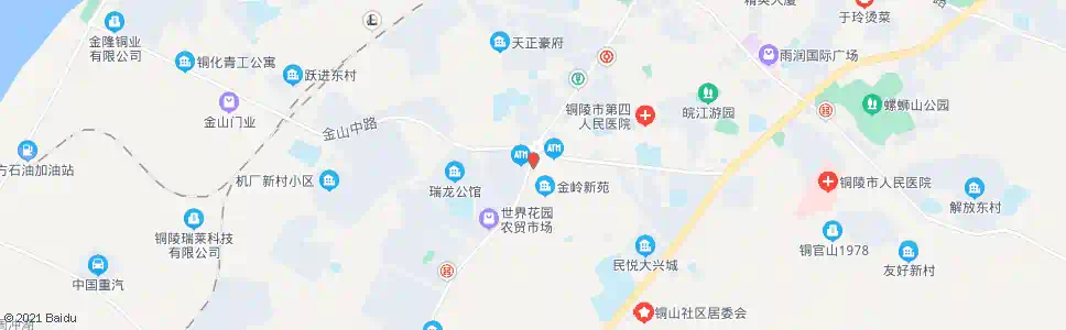 铜陵丰收门_公交站地图_铜陵公交_妙搜公交查询2025