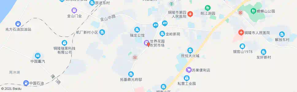 铜陵金口岭_公交站地图_铜陵公交_妙搜公交查询2025