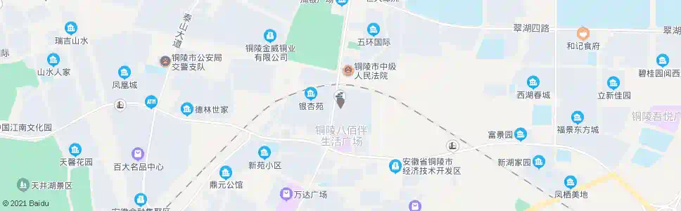 铜陵中国银行_公交站地图_铜陵公交_妙搜公交查询2025